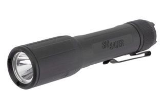 Sig Sauer FOXTROT-EDC Handheld Flashlight has a glass lens and custom reflector.